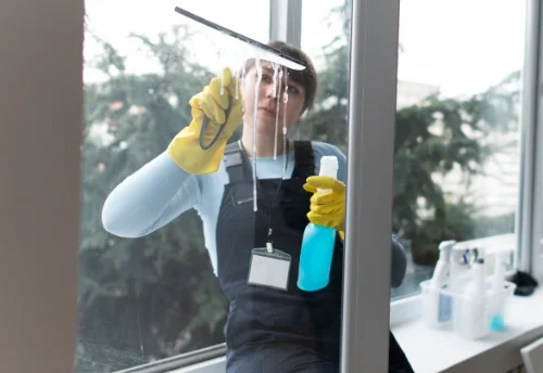 Nettoyage de vitres intérieures et extérieures à Bromeilles
